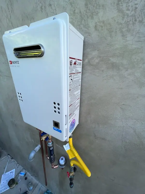 Tankless water heater installation for Rainbow Lakes homes